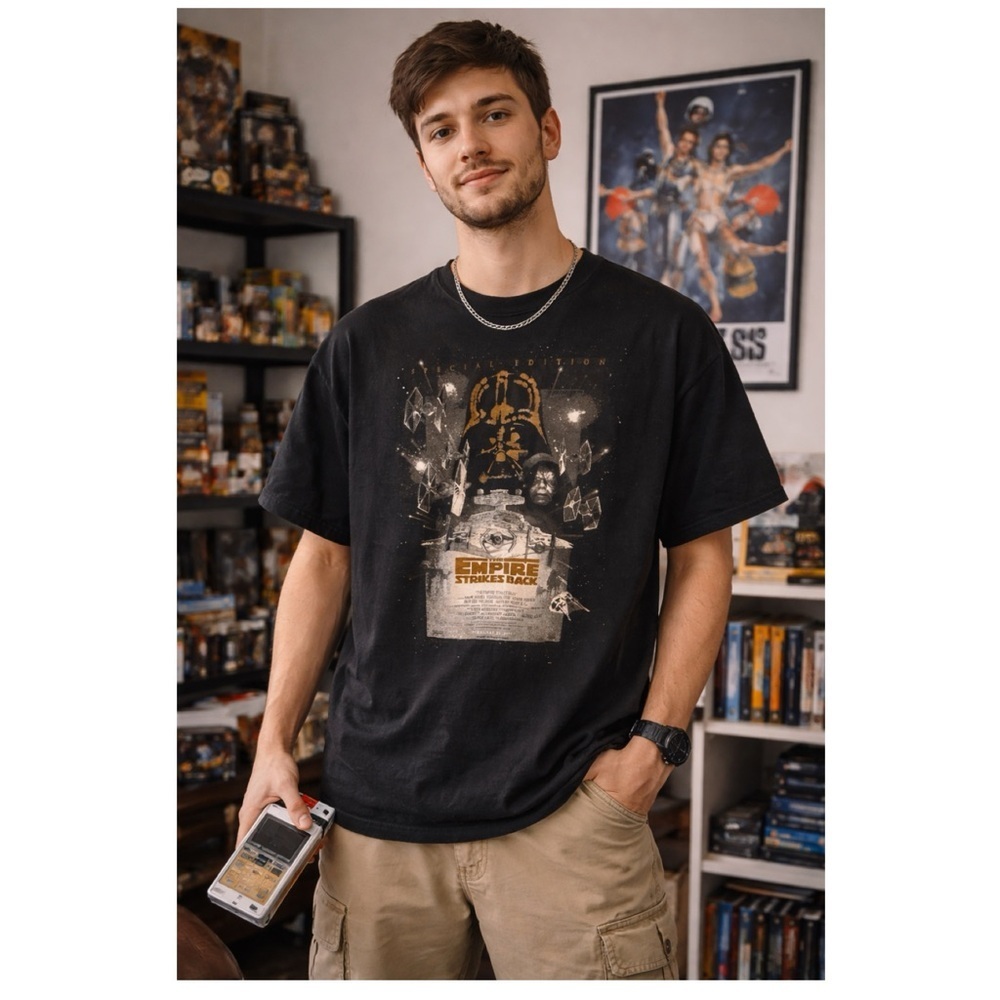 STAR WARS x MAD Unisex Empire Strikes Back Special Edition Graphic Tee Sz L Fan